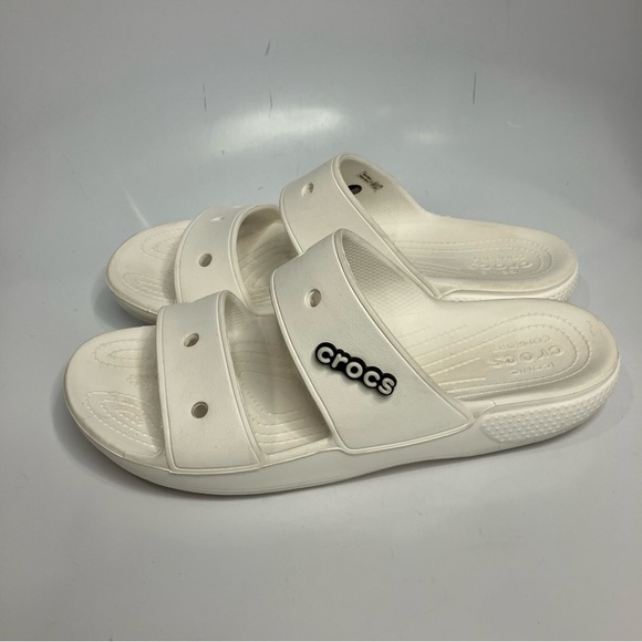 Crocs Men’s classic sandals 2 strap white size‎ 11 main image 6